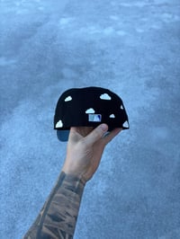 Image 5 of PARTLY CLOUDY BLACK MULTI TONE ANEHEIM ANGELS CUSTOM FITTED CAP