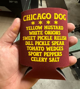 Image of Chicago Dog - koozie