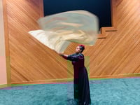 Image 3 of Bridegroom worship flags - Glory(Gold) Child