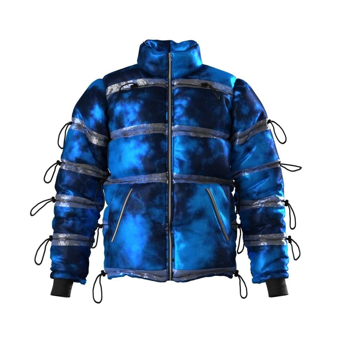 Image of Blue Storm Puffer Jacket 