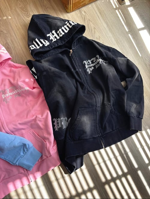 Image of New PBG Rhinestone Zip Ups