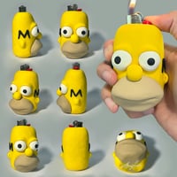 Image 2 of Homer Simpson 1 Of 1 Clay Lighter Case