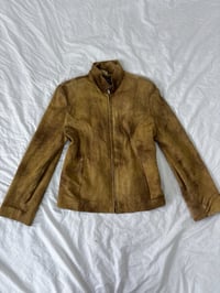 Image 1 of Vintage brown suede jacket // M 