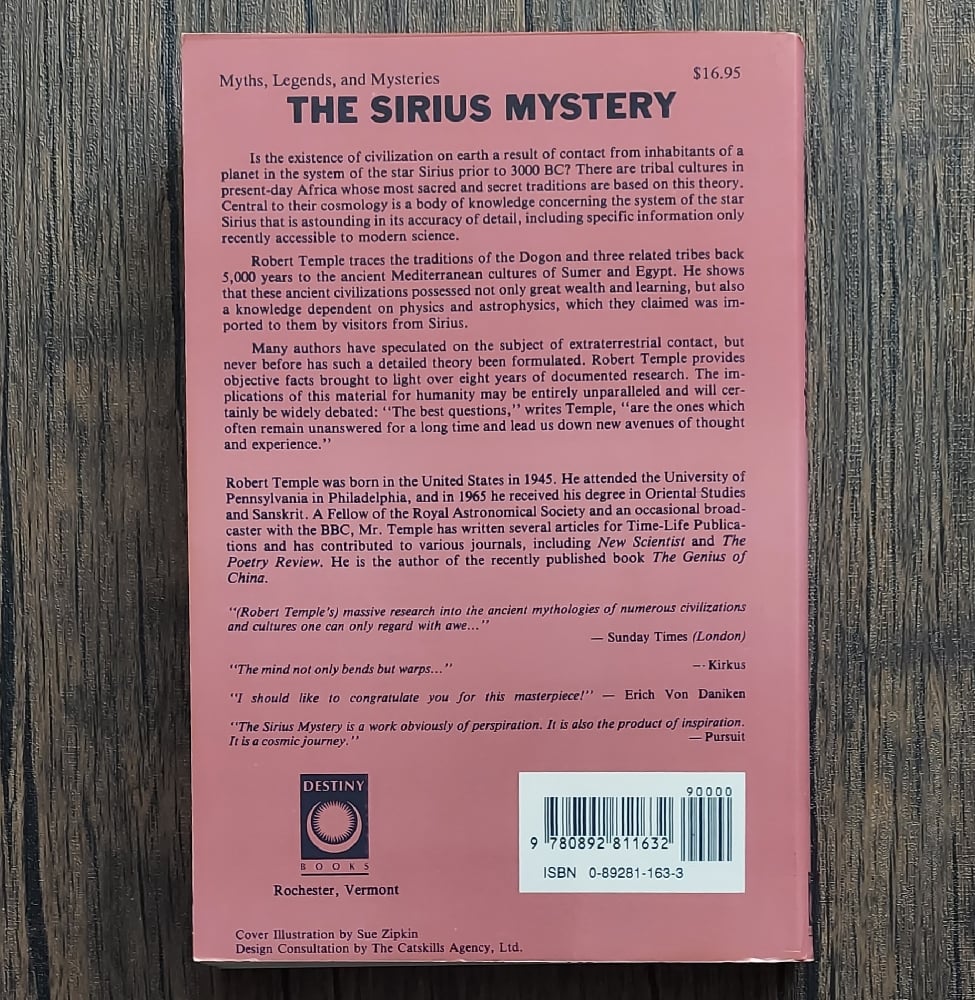 The Sirius Mystery, by Robert K.G. Temple