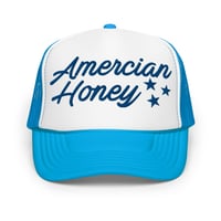 Image 1 of American Honey  Blue Foam Trucker Hat | Otto Cap from PatriotsCo.com