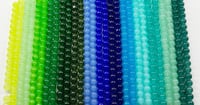 Image 4 of Imitation jade glass bead strands