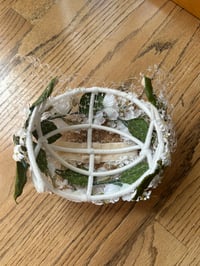 Image 8 of 1950s Flower Birdcage Veil
