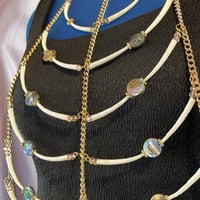 Image 5 of Abalone & Gold Body Chain