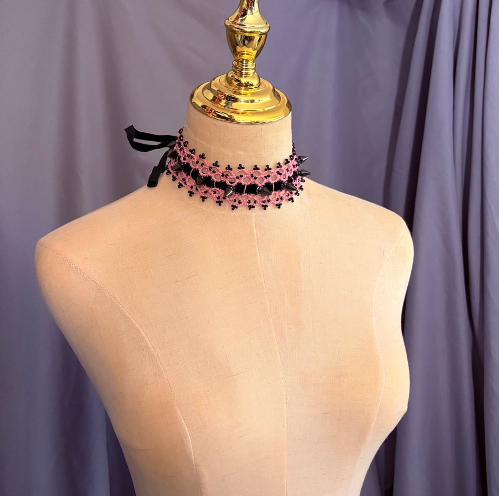 Image of Pretty in Punk Choker Necklace