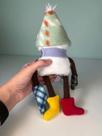 Image 4 of Soft Weighted Odds and Ends Snowman - Small