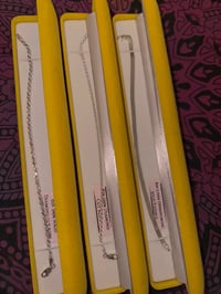 Image 3 of 7-8in Italian Silver Bracelets