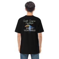 Image 4 of Flying High: Men’s premium heavyweight tee Black