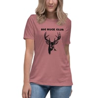 Image 5 of Women's Relaxed T-Shirt, Big Buck Club T-Shirt | Deer Hunting Graphic Tee