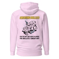 Image 1 of Sweating Bullets Pink Unisex Hoodie