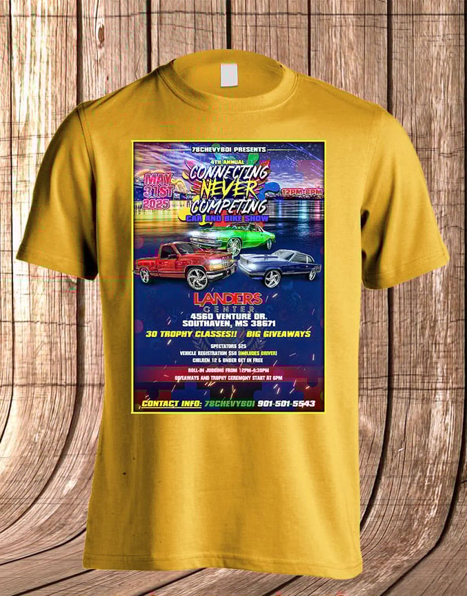 CNC Carshow 2025 Tshirt “ Autism Awareness” Edition