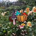 Pumpkin and Mushroom Windchime 