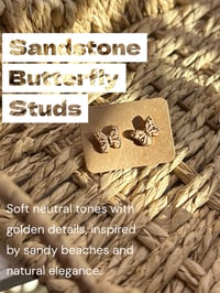 Image 1 of Butterfly Stud earrings 