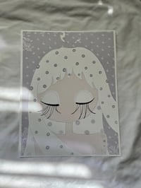 Image 1 of polka dot girl print