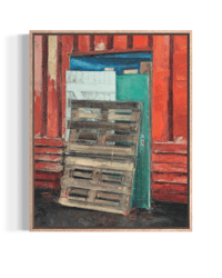 Image 3 of Painting / maleri / "IB – Malerdrømme og tankestreger – Projektet i Ballonparken" / 30x40 cm