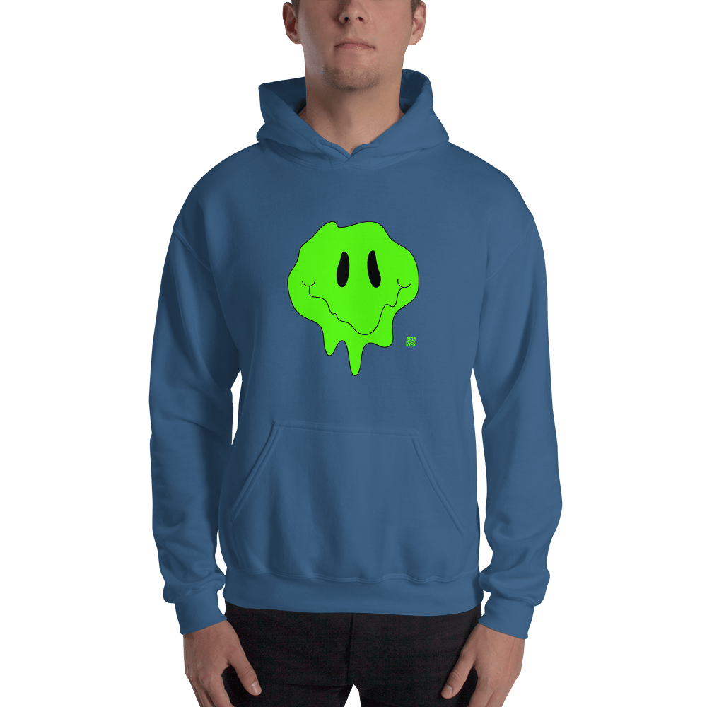 Blue rave cheap ghost hoodie