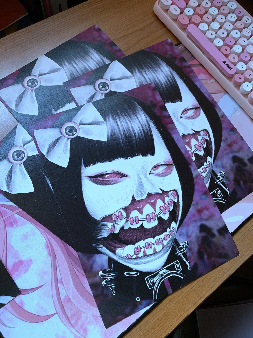 Image of “Felt cute might delete later” A4 print