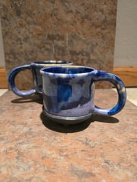 Image 5 of Blue / Purple Mugs with Black Feet