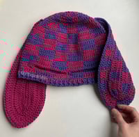 Image 1 of Checkered Bunny Mask
