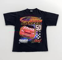 Image 1 of VTG 90s NASCAR Budweiser Tee Sz XL
