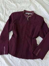 Image 2 of 00s Thin burgundy jacket // S