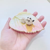 Image 4 of Glow in dark Ghost cat jewelry dish