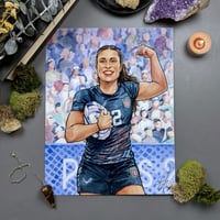 Image 1 of "The Center" Ilona Maher Watercolor Print