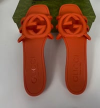 GG ORANGE SANDALS 