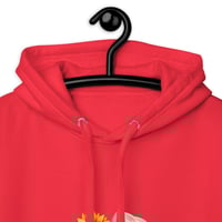 Image 12 of Unisex Hoodie, Turquoise Sunflower Cowgirl Boots Hoodie