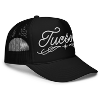 Image 2 of Tucson Cursive Foam trucker hat