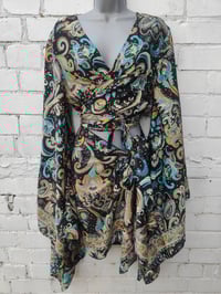 Image 12 of Pefkos co ord sarong set Jade and Gold