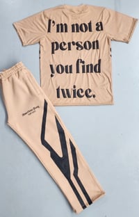 Image 2 of Men Flare Pants & I’M NOT A PERSON YOU FIND TWICE est 2015 American Slang Collection 