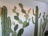 Image 1 of Cactus Full Wall Mural