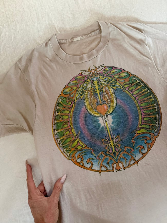 70s Rolling Thunder tour concert t shirt 