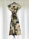 Ready Made Foliage Midi A-line Shift Dress with Free Postage