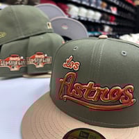 Image 1 of New Era 59Fifty New Olive - Camel