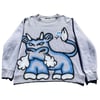 Airbrush Bull Crewneck #1