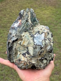 Image 5 of Agate Base Cut With Druzy Centre & Polished Face #2604