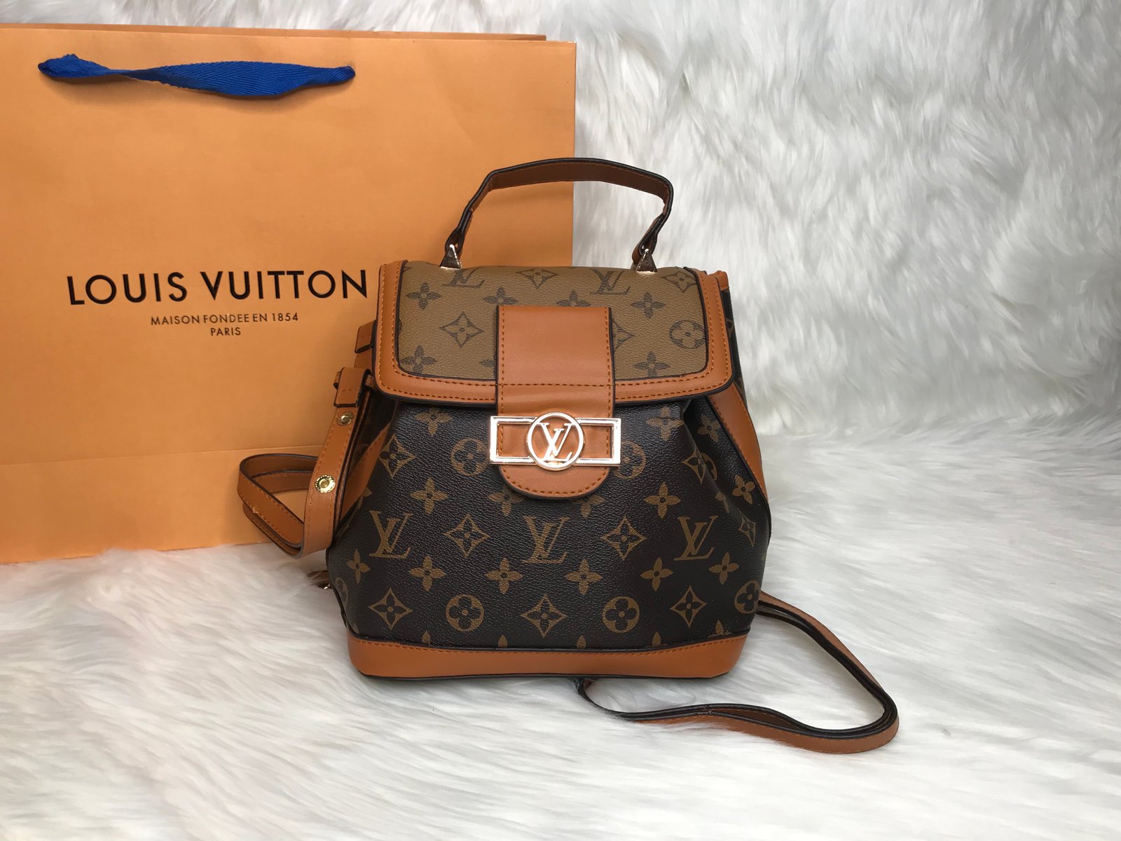 Louis Vuitton LOUIS VUITTON Dauphine Backpack Rucksack Daypack