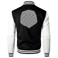 Image 2 of Get Use 2 It Varsity Baseball Jacket (Black)