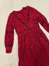 late 60s hand blocked Indian cotton gauze maxi dress 