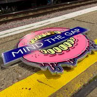 Image 3 of MIND THE GAP Wooden Cut out 