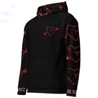 Image 4 of FALLING HEARTS HOODIE