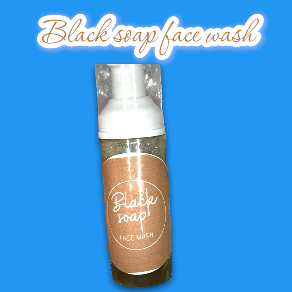 Image of  Black soap face wash 