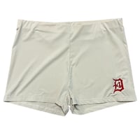 Image 1 of Women’s Biker SHORTS ONLY Red D4 Logo