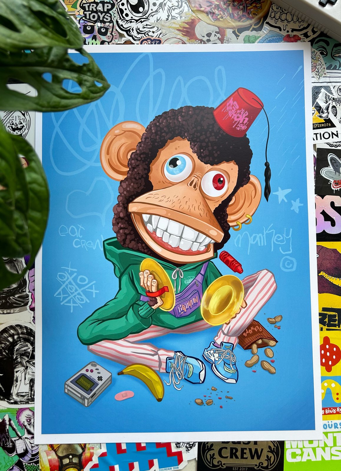 MONKEY MARK ゴールデンモンキー グラフィックアートA1 MONKEY MARK ゴールデンモンキー グラフィックアートA1 MONKEY MARK